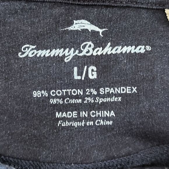 Tommy Bahama Indi Floral Sweatsuit Indigo Pullover Jacket Large & Jogger Small - Picture 10 of 16